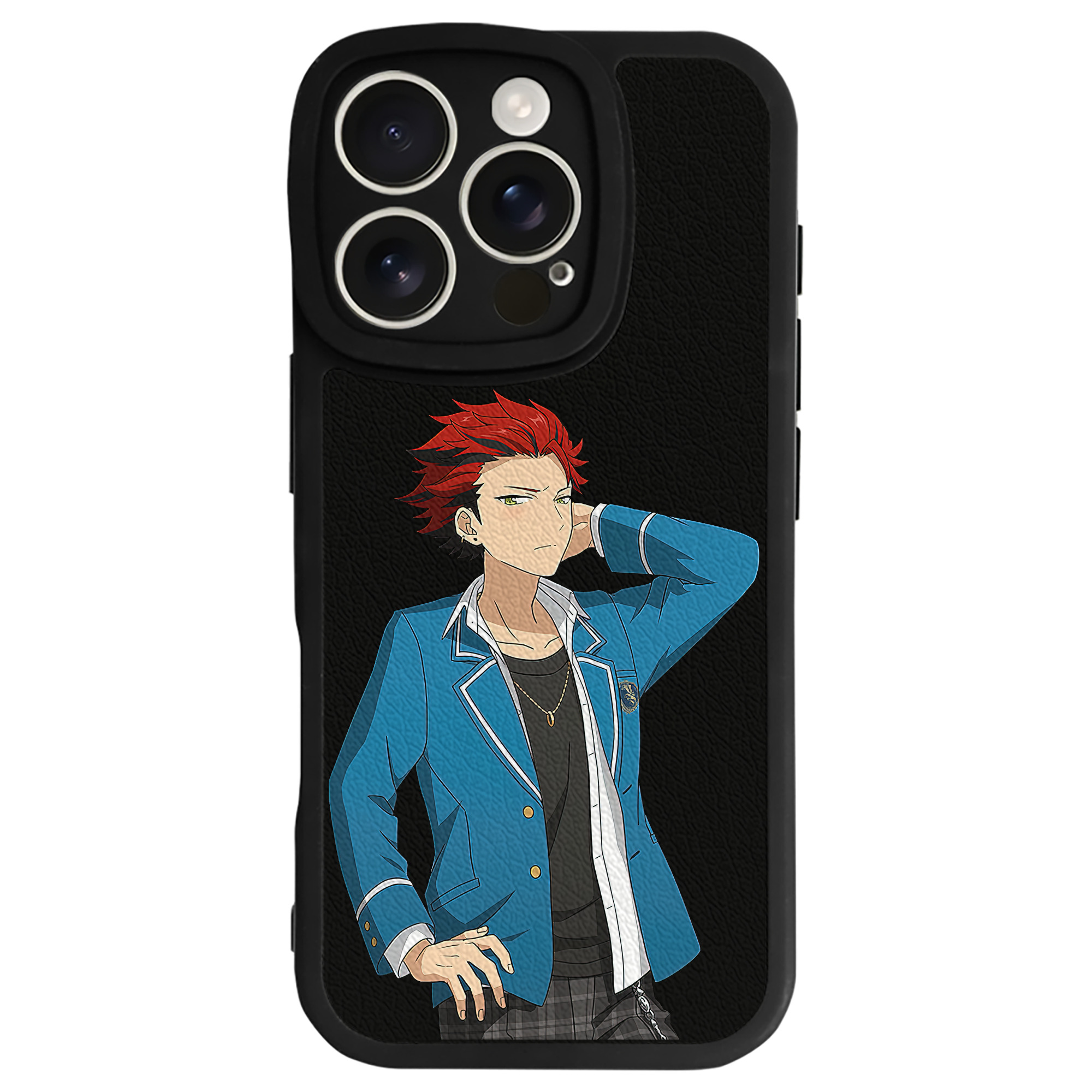 （画像用） あんさんぶるスターズ! Ensemble Stars 【iPhone 16シリーズ対応】シリコンスマホケース（レザー調） 材質：シリコン